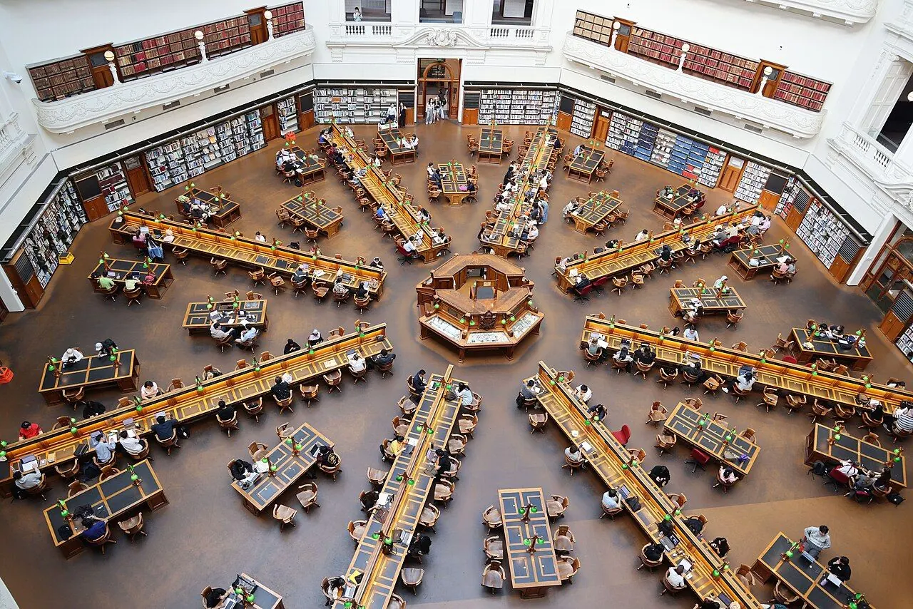 Trobe Reading Room State Library of Victoria interior