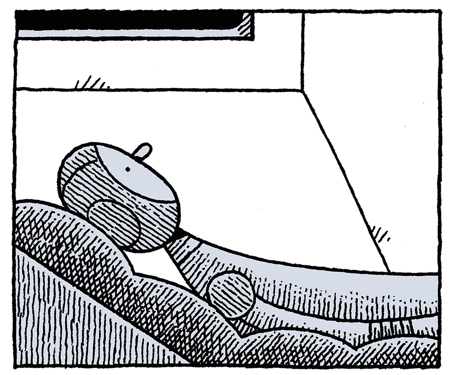 Mooncop by Tom Gauld review, Том Голд, Лунный коп, фантастичний комікс, іронічний комікс, комикс, місячний коп, підліткова література, графічний роман