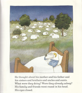 книжки на ніч, сонні книжки, вівці, вівця яка її користь, When sheep cannot sleep, Satoshi Kitamura